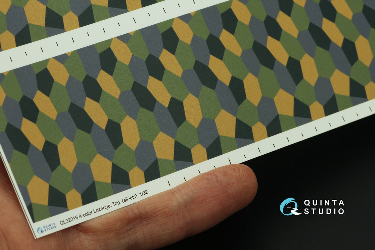 German WWI 4-Colour Lozenge (upper surface)