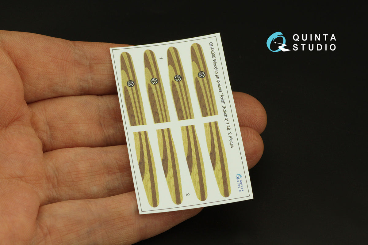 Axial Propeller (designed to be used with Eduard kits) Semi-transparent ultra-thin waterslide decal for exterior surfaces