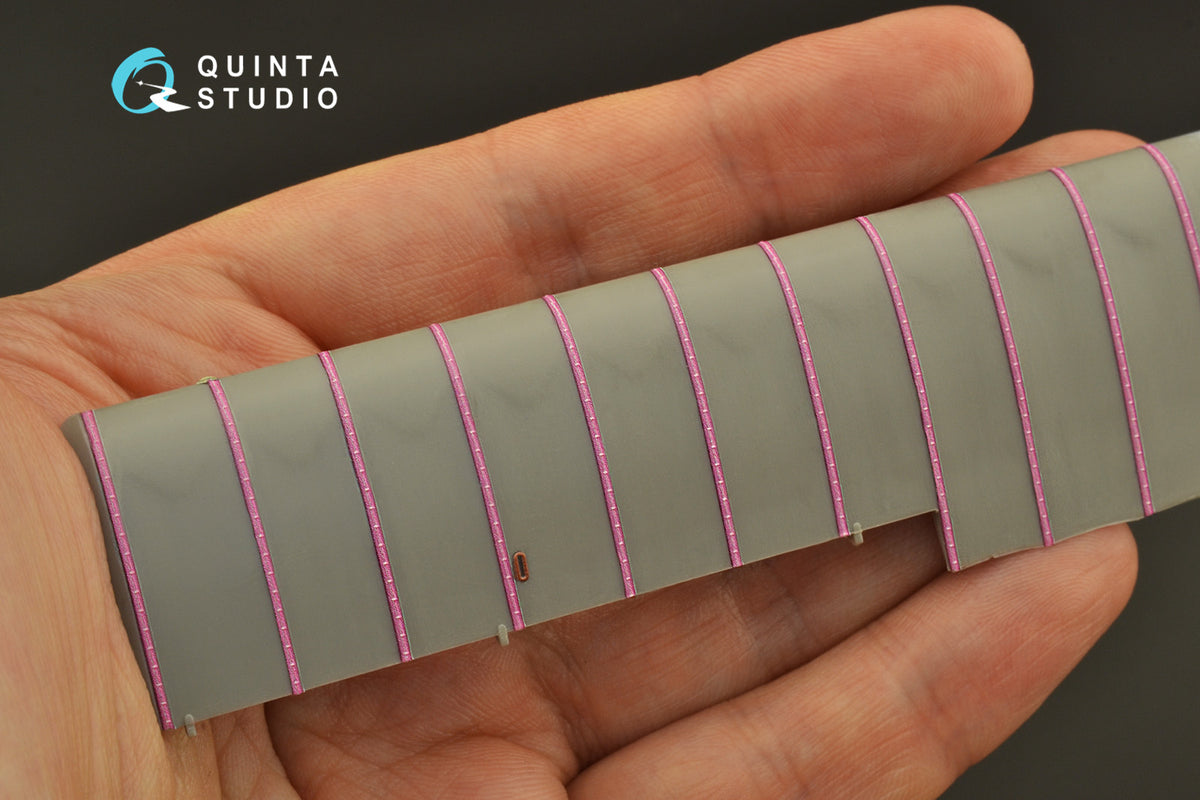 Magenta rib tapes Fokker Dr. (F.)I-D.VII (All kits) (3D-Printed) (designed to be used with Wingnut Wings kits)
