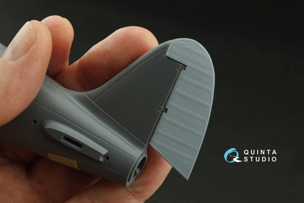 Control surface detail for Macchi C.202 Folgore (3D-Printed)(designed to be used with Italeri kits)