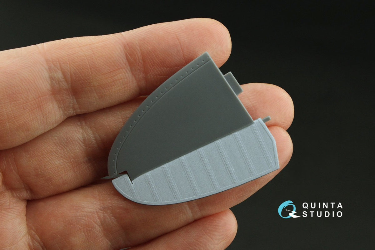 Control surface detail for Macchi C.202 Folgore (3D-Printed)(designed to be used with Italeri kits)
