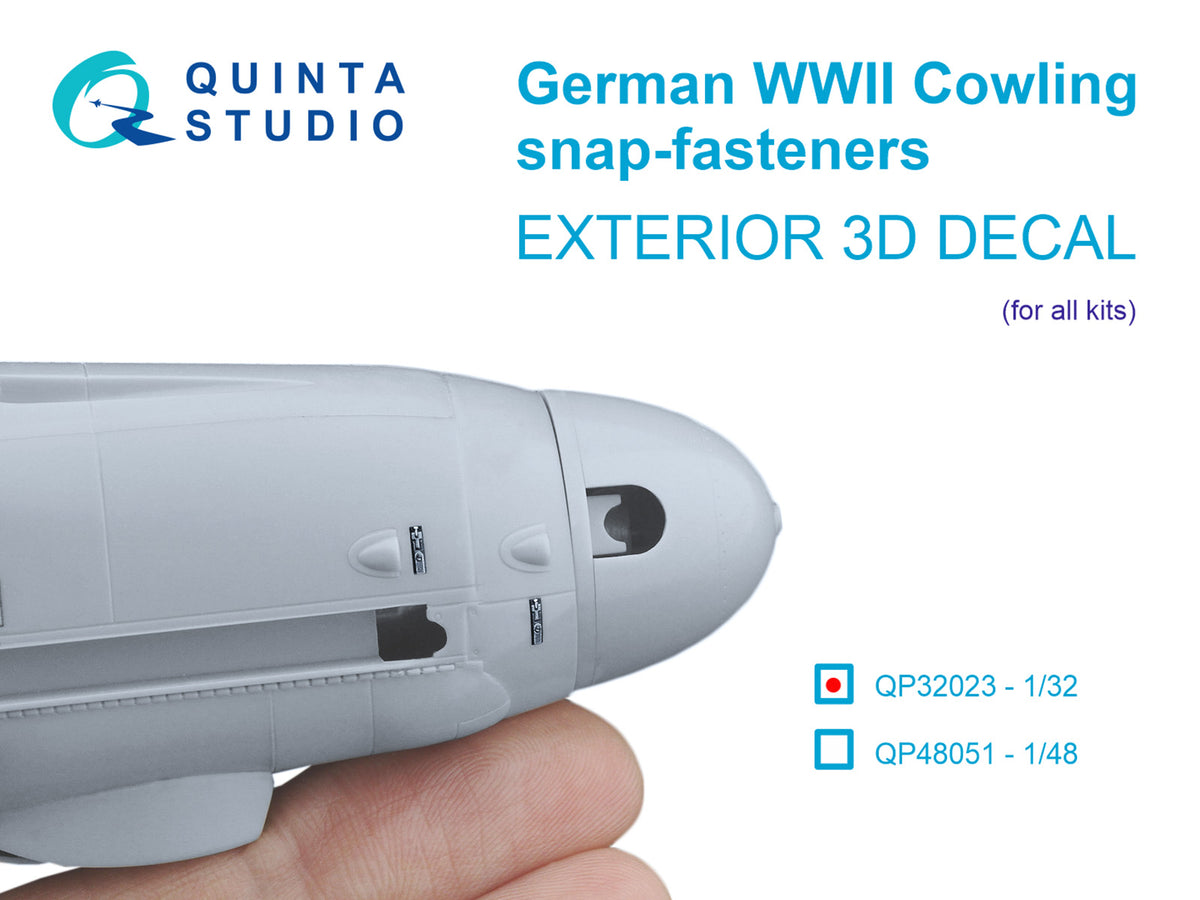 German WWII Cowling Snap-Fasteners (All kits)
