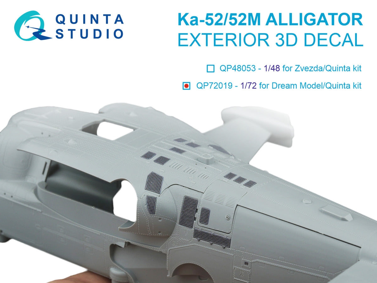 Kamov Ka-52 Exterior(designed to be used with Dream Model and Quinta Studio kits)