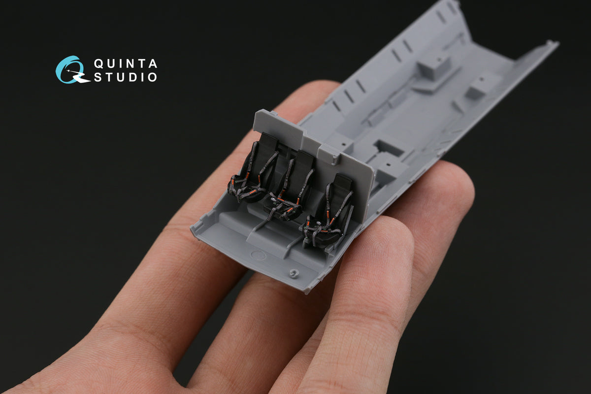 MRAP Typhoon-K Family seatbelts, for 3 seats, (3D-Printed) & coloured on decal paper (designed to be used with Zvezda kits)