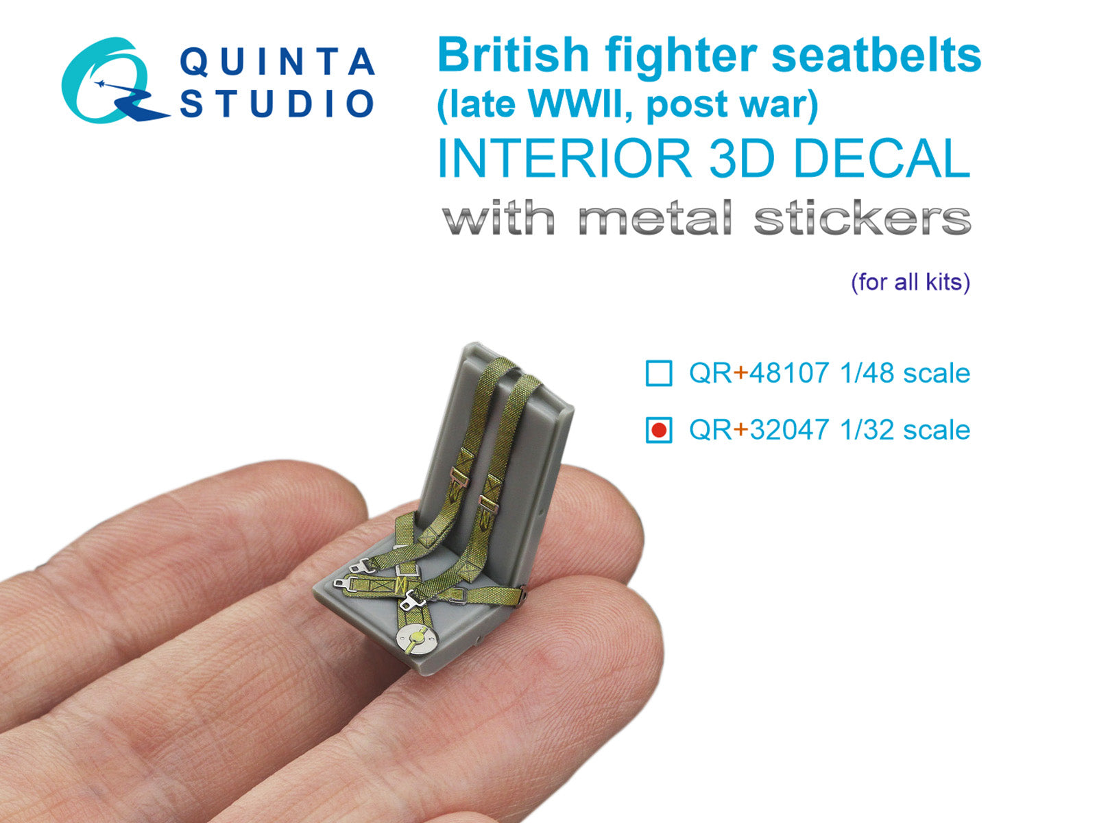 Quinta Studio British Fighter Seatbelts (late WWII, post-war)