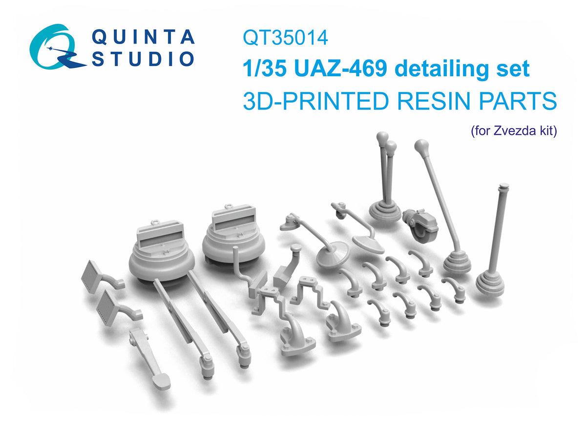 UAZ-469 detailing set (designed to be used with Zvezda kits)