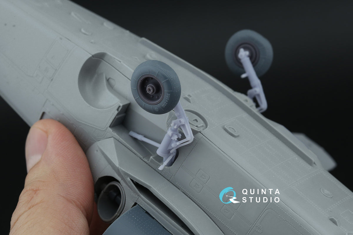 Kamov Ka-52 Landing Gear Struts (designed to be used with Quinta Studio and Zvezda kits)