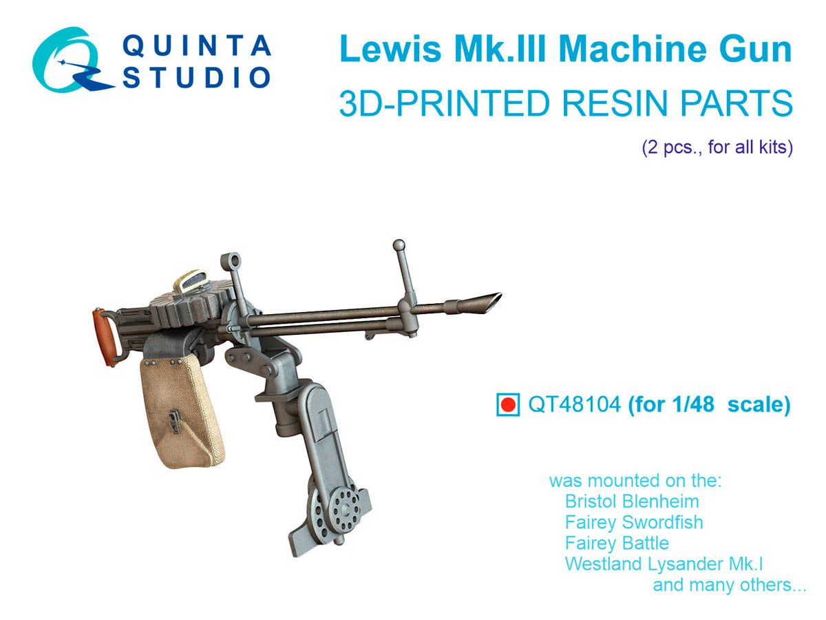 Lewis Mk.III Machine gun, 2 pcs (all kits)