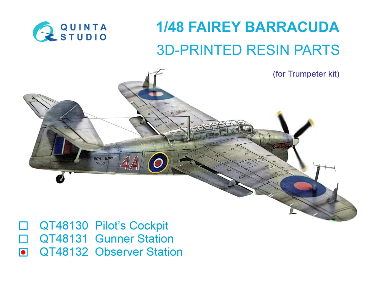Fairey Barracuda Mk.II Observer Station (designed to be used with Trumpeter kits)