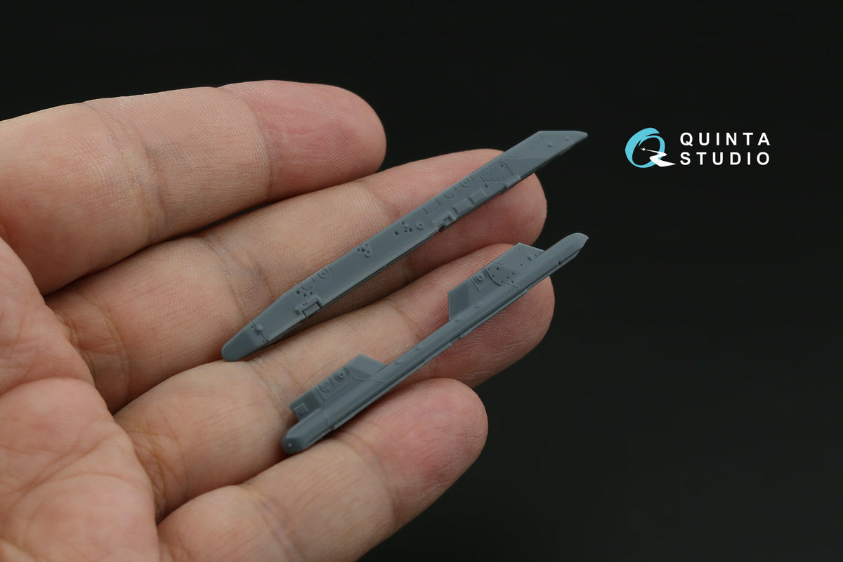 R-27ER Air-to-Air Missiles with Launchers, 2 pcs (for all kits) (This will not be kept in stock but can be added to our next order if you place it on Backorder. (on Backorder please not on a Wish list)