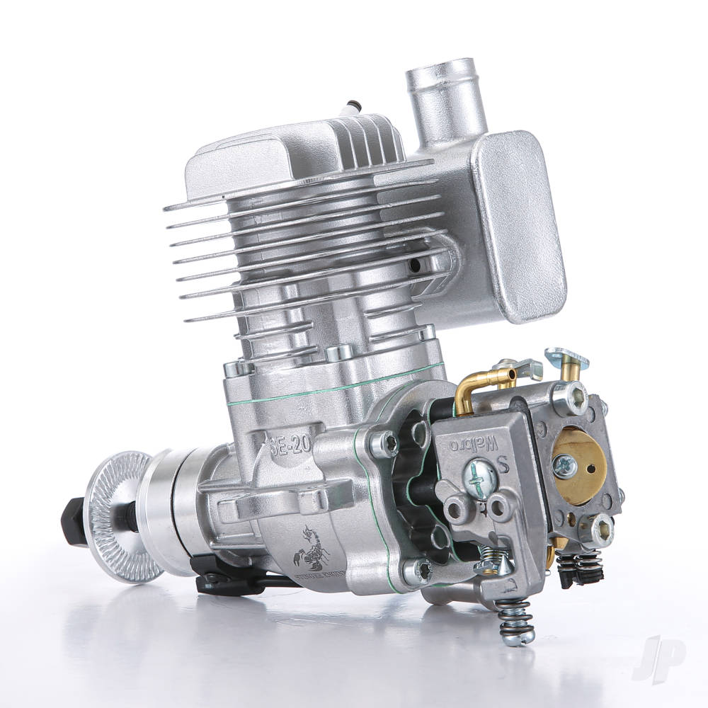 Stinger Engines 20cc Petrol 2-Stroke Single Cylinder Side Exhaust Stinger Engine RCGF20SE 2