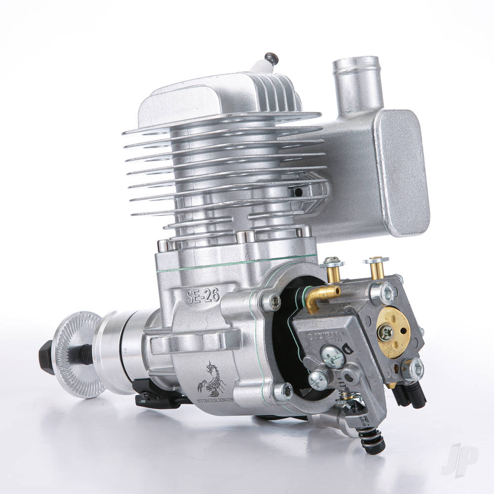 Stinger Engines 26cc Petrol 2-Stroke Single Cylinder Side Exhaust Stinger Engine RCGF26SE 2