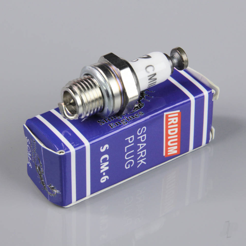 Stinger Engines Spark Plug (fits 15cc RE, 20cc RE, 26cc, 35cc, 70cc Twin,  - RCGFSPK-02 Main