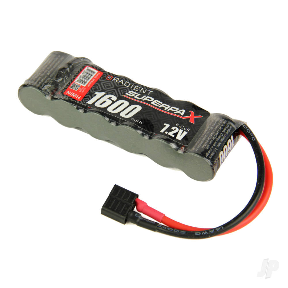 Radient NiMH 7.2V 1600mAh 2/3A SBS-Flat, Deans (HCT) RDNA0091