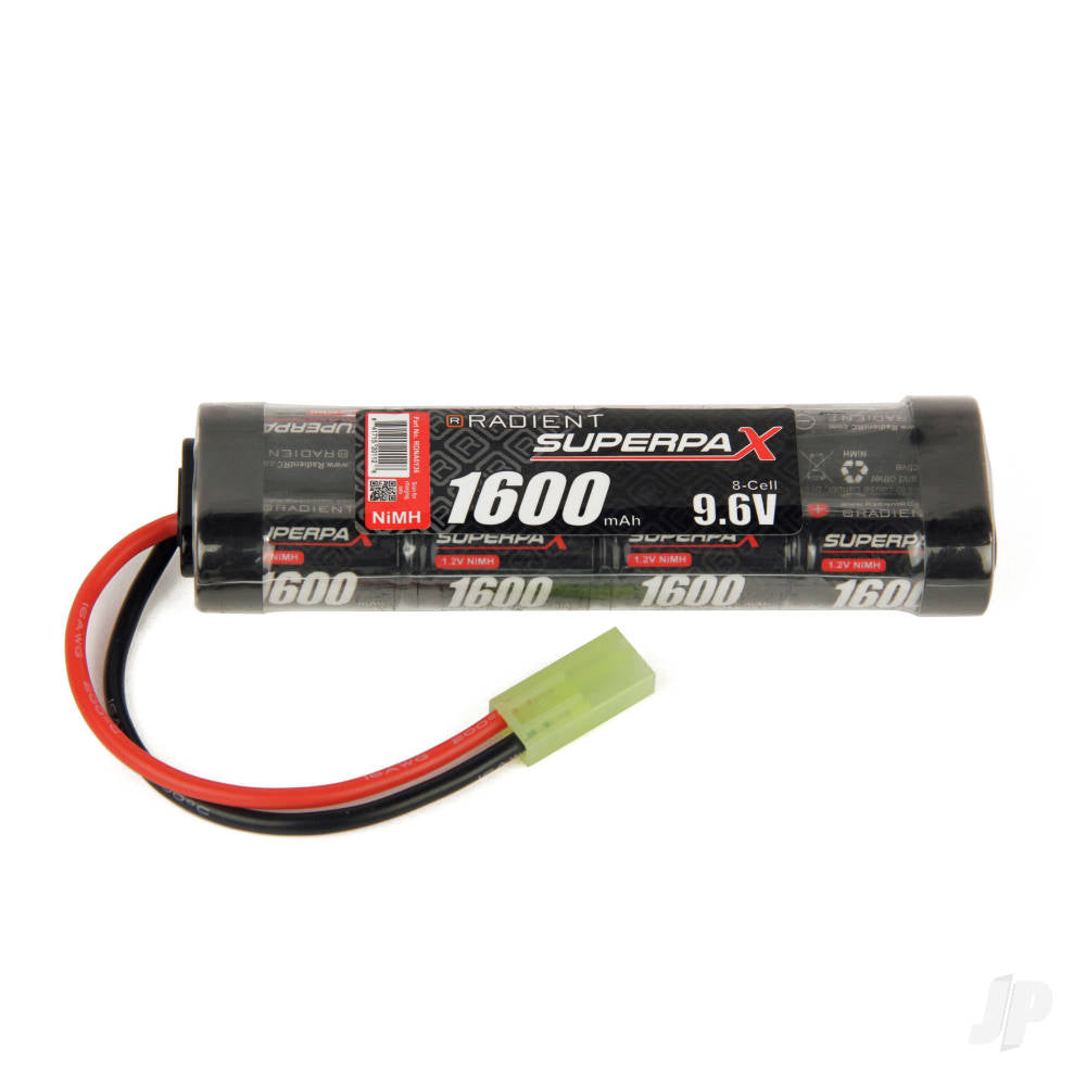 Radient NiMH 9.6V 1600mAh 2/3A Stick, mTam RDNA0136