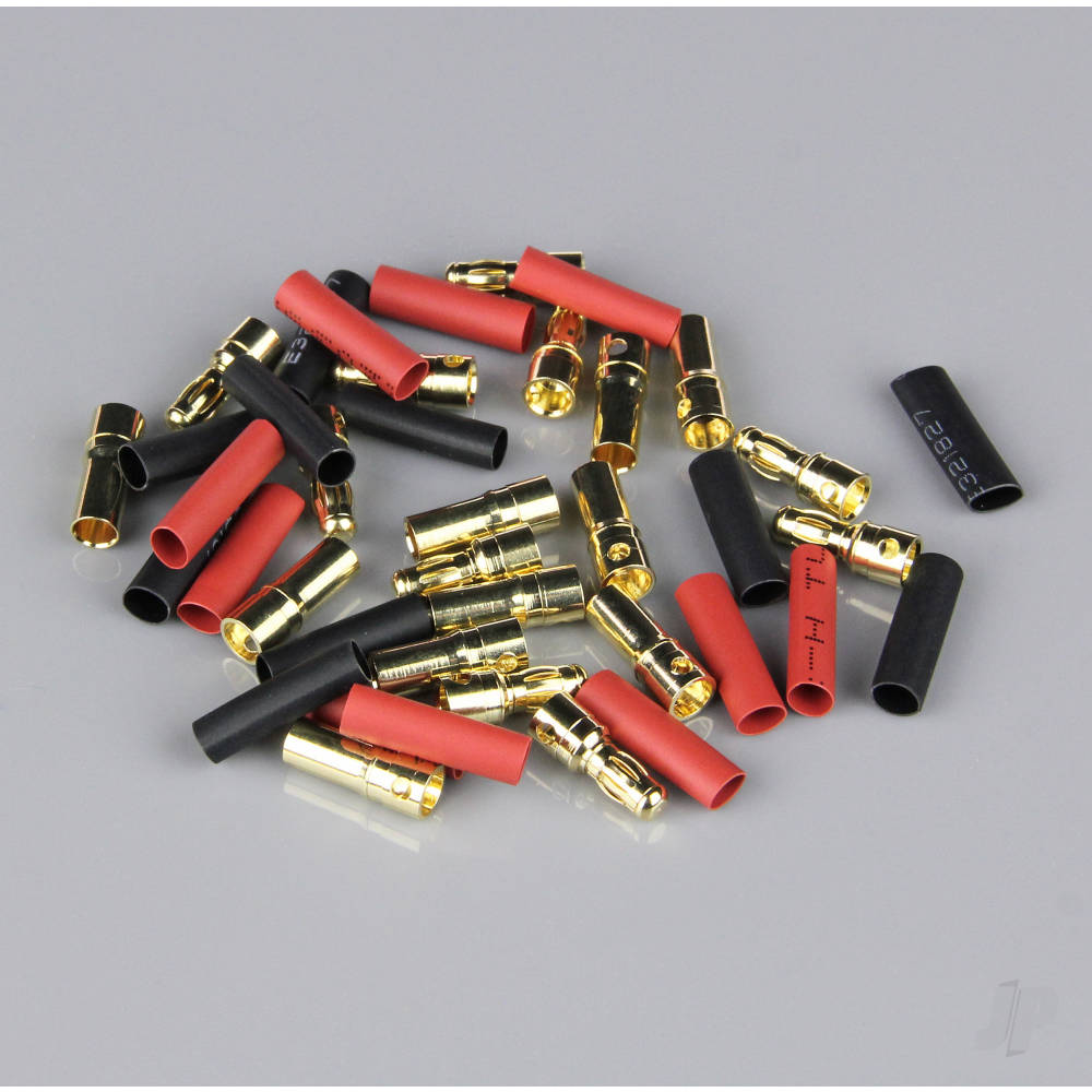 Radient 3.5mm Gold Connector Pairs including Heat Shrink (10 pcs) RDNAC010089 Main