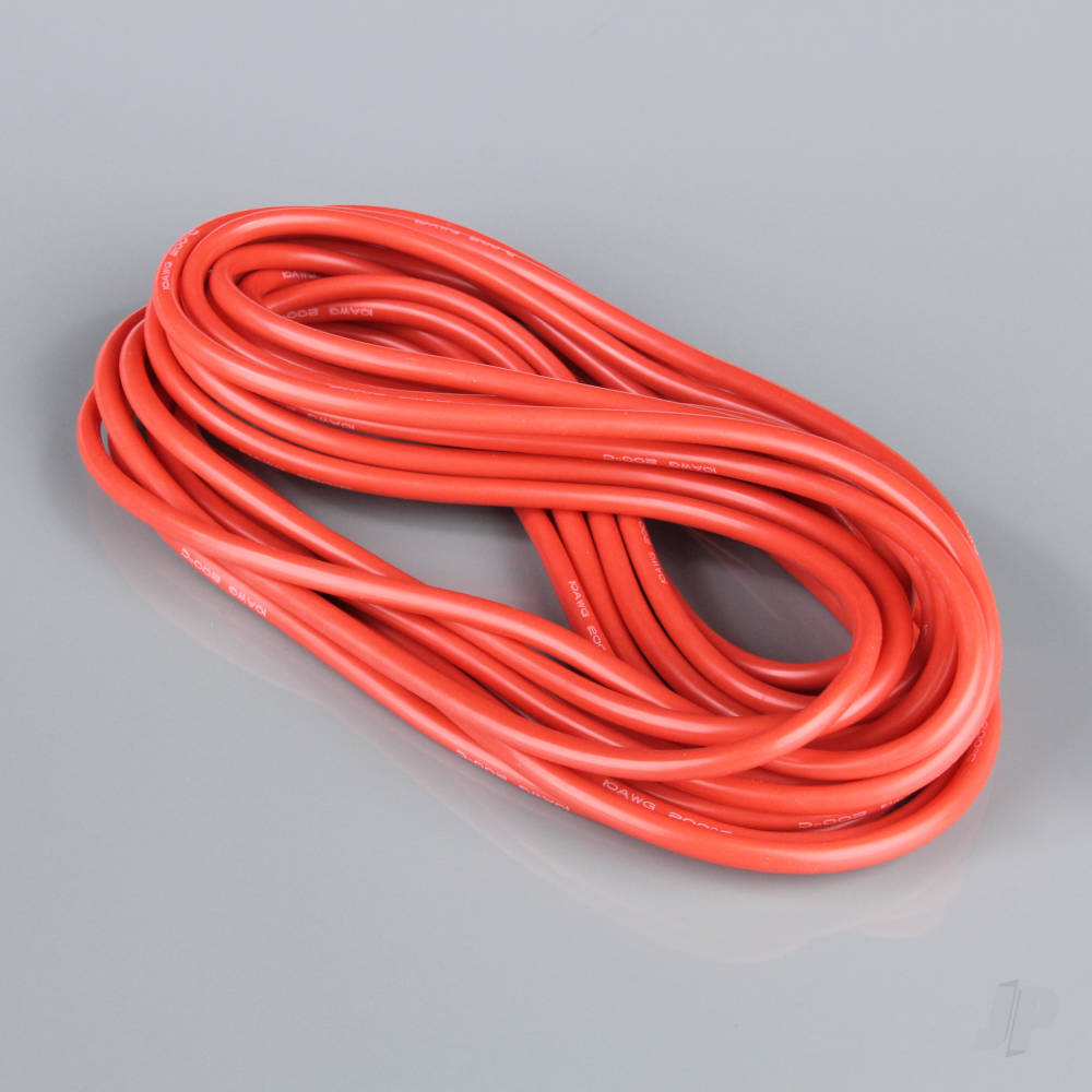 Radient Silicone Wire, 10AWG, 25ft / 7.5m Red (on a roll) RDNAC010131