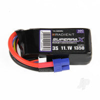 Radient LiPo 3S 1350mAh 11.1V 30C EC3 RDNB13503S30EC3