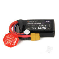 Radient LiPo 2S 1400mAh 7.4V 30C XT60 RDNB14002S30XT60