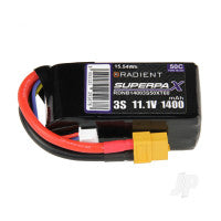 Radient LiPo 3S 1400mAh 11.1V 50C XT60 RDNB14003S50XT60