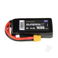 Radient LiPo 4S 1600mAh 14.8V 50C XT60 RDNB16004S50XT60