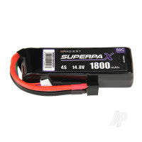 Radient LiPo 4S 1800mAh 14.8V 50C Deans (HCT) RDNB18004S50H