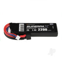 Radient LiPo 2S 2200mAh 7.4V 30C Deans (HCT) RDNB22002S30H