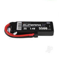 Radient LiPo 2S 5500mAh 7.4V 50C Deans (HCT) RDNB55002S50H