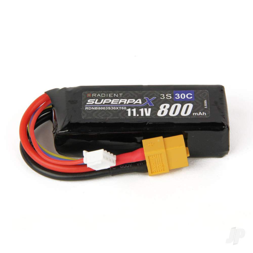 Radient LiPo 3S 800mAh 11.1V 30C XT60 RDNB8003S30XT60