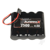 Radient NiMH 4.8V 2500mAh AA SBS-Flat, Rx-JR RDNBN2500S4JR