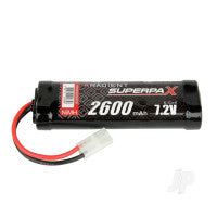 Radient NiMH 7.2V 2600mAh SC Stick, Tamiya RDNBN2600S6TM