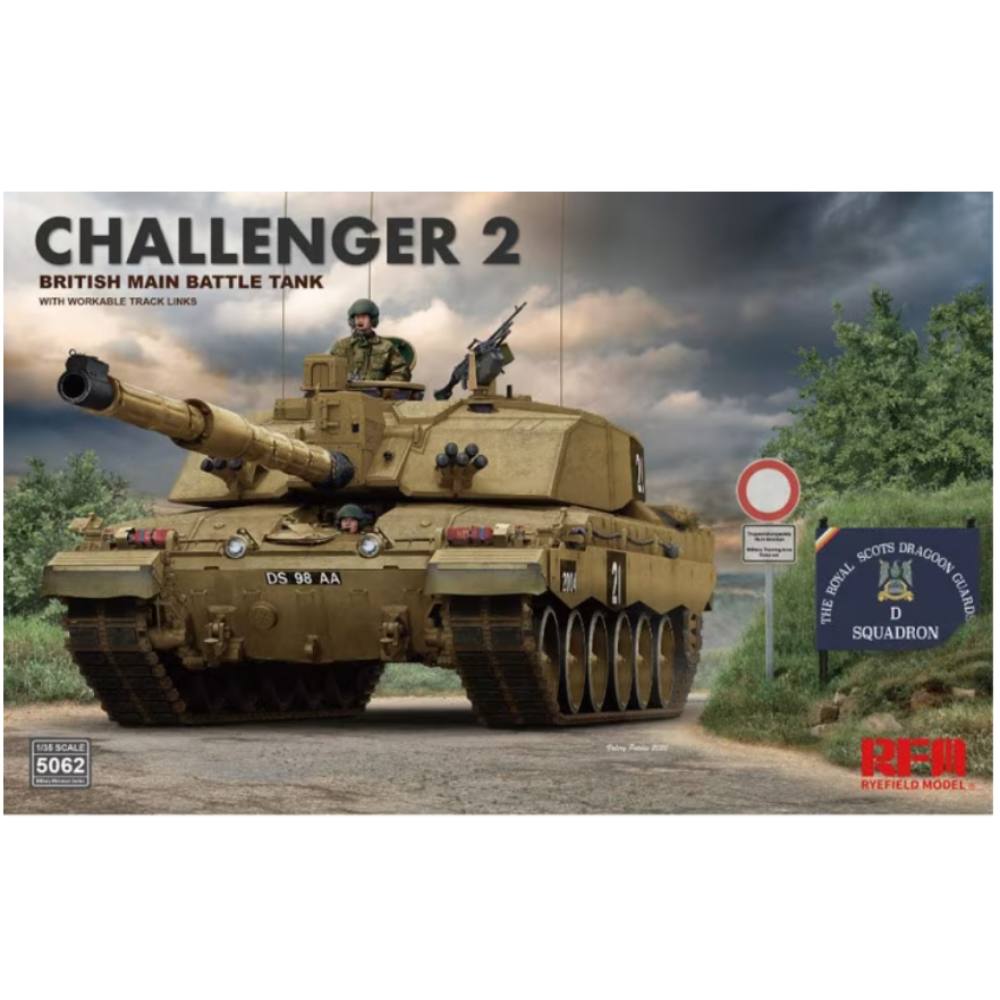 Rfm 1/35 Challenger Ii Standard Fit British Main Battle Tank 5062