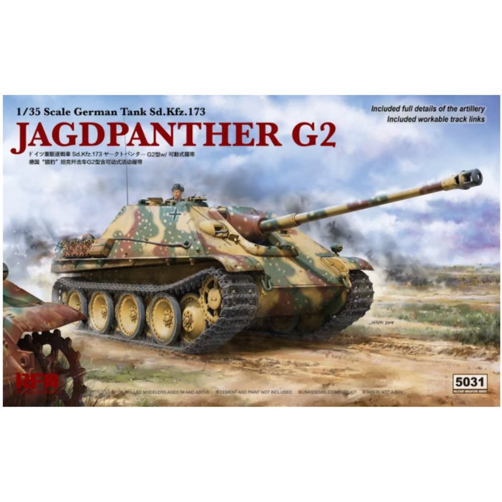 Rfm 1/35 Jagdpanther G2 W/ Workable Track Links 5031