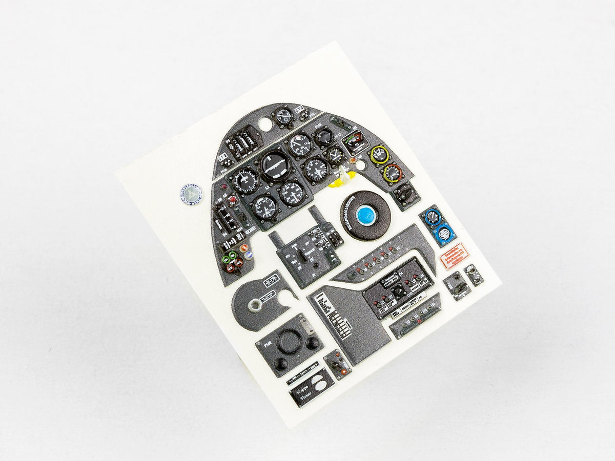 Messerschmitt Bf-109G-6 with WFR.GR.21 Rocket Panel 3D Acrylic Instrument Panel (designed to be used with Trumpeter kits)