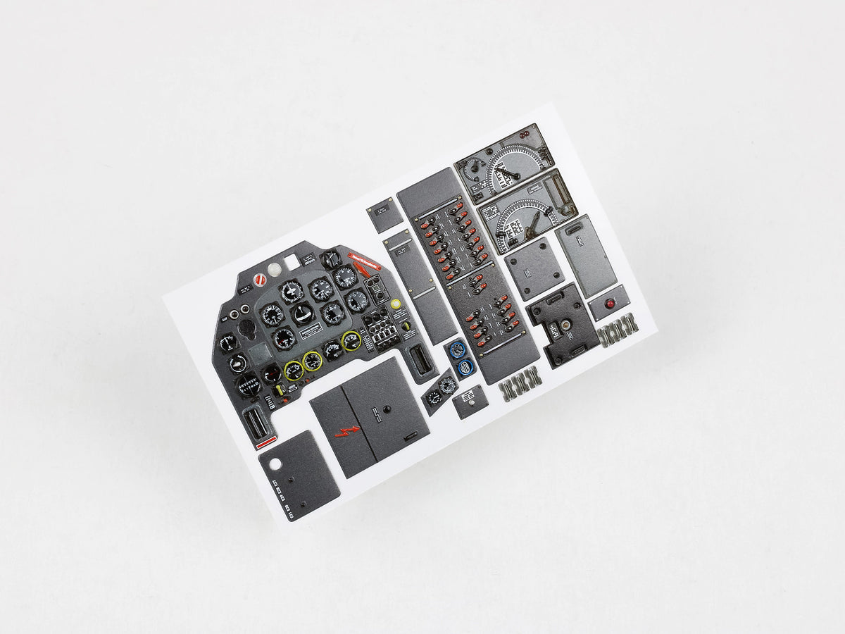 Junkers Ju-87R Stuka 3D Acrylic Instrument Panel (designed to be used with Trumpeter kits)