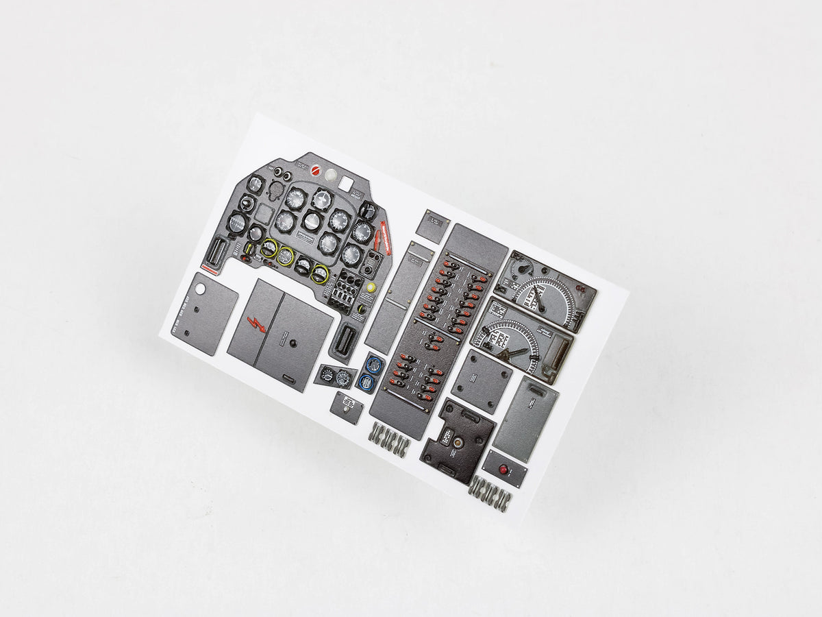 Junkers Ju-87R Stuka 3D Acrylic Instrument Panel (designed to be used with Trumpeter kits)