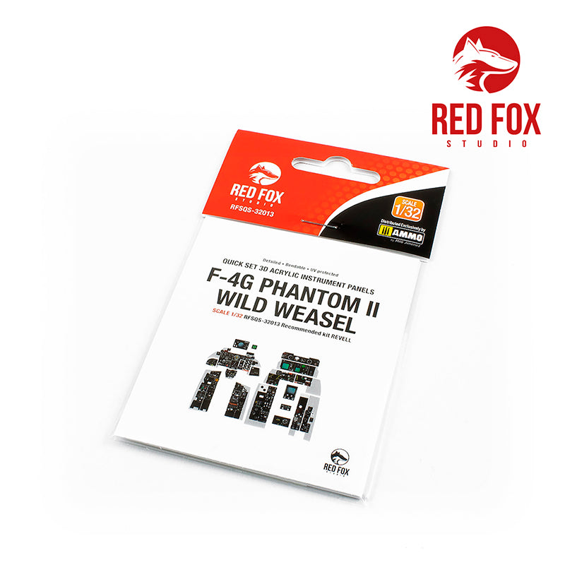 McDonnell F-4G Phantom II 'Wild Weasel' Quick Set 3D Acrylic Instrument Panel (designed to be used with Revell kits)