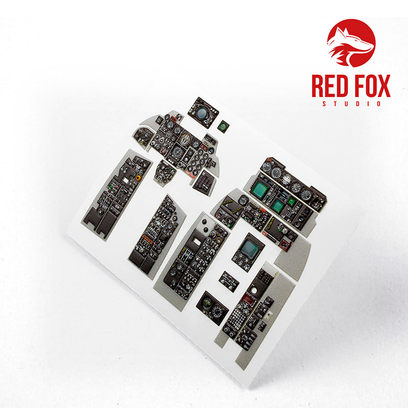 McDonnell F-4G Phantom II 'Wild Weasel' Quick Set 3D Acrylic Instrument Panel (designed to be used with Revell kits)