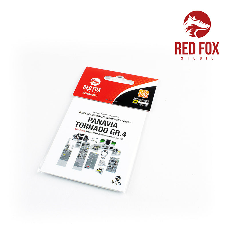 Panavia Tornado Gr.4 Quick Set 3D Acrylic Instrument Panel (designed to be used with Italeri kits)