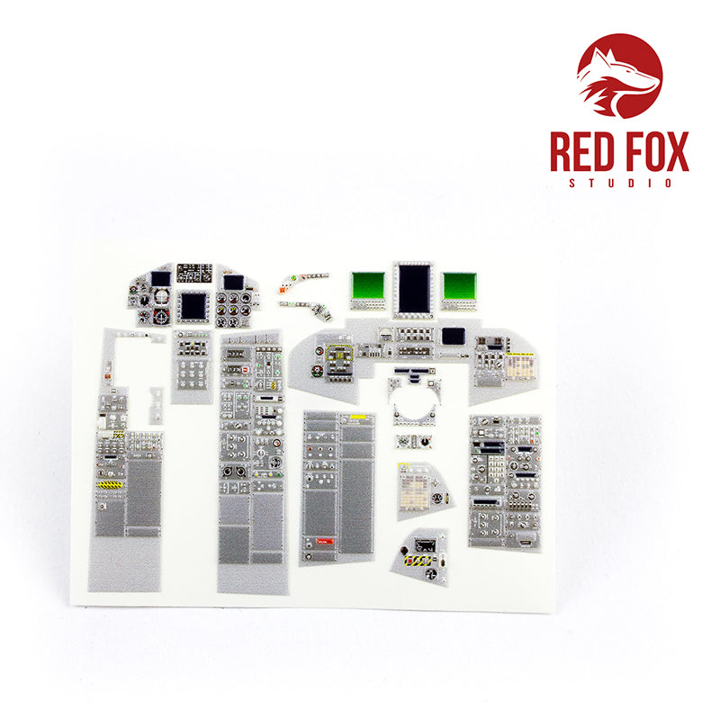Panavia Tornado Gr.4 Quick Set 3D Acrylic Instrument Panel (designed to be used with Italeri kits)