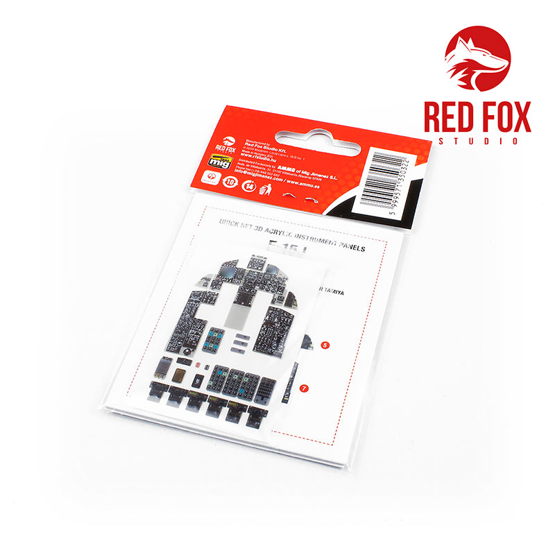 McDonnell F-15J Eagle Quick Set 3D Acrylic Instrument Panel (designed to be used with Tamiya kits)