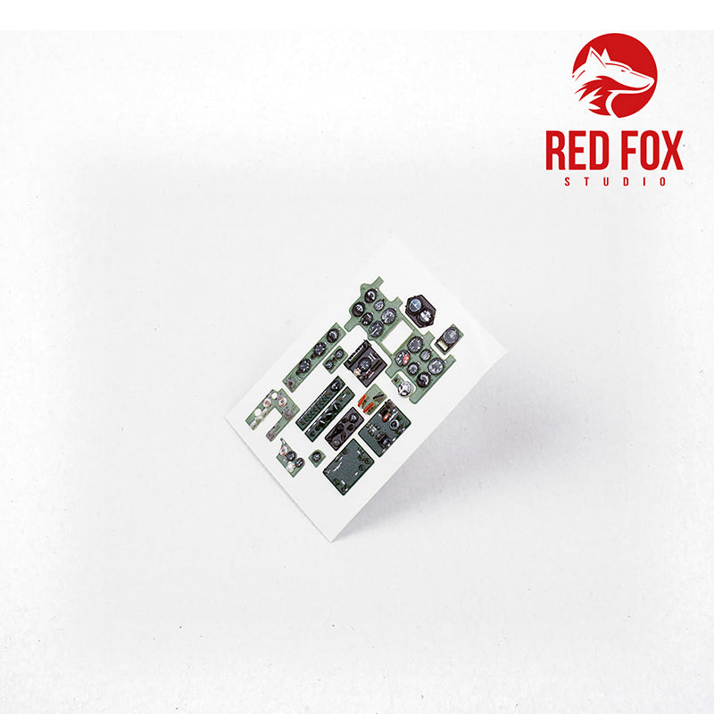 Mitsubishi A6M2b Zero Fighter (Model 21) Quick Set 3D Acrylic Instrument Panel (designed to be used with Tamiya kits)