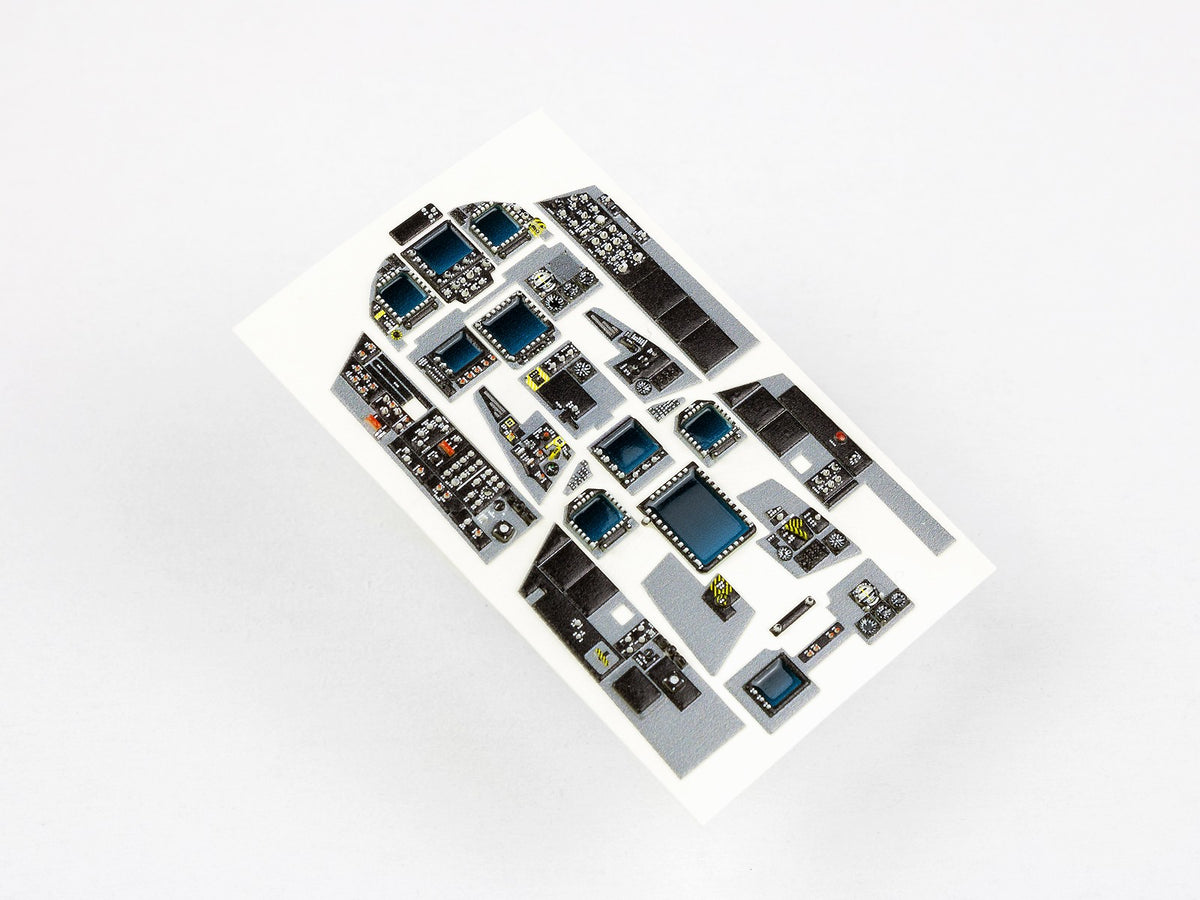 Boeing F/A-18F Super Hornet (up to LOT26) 3D Acrylic Instrument Panel (designed to be used with Revell kits)