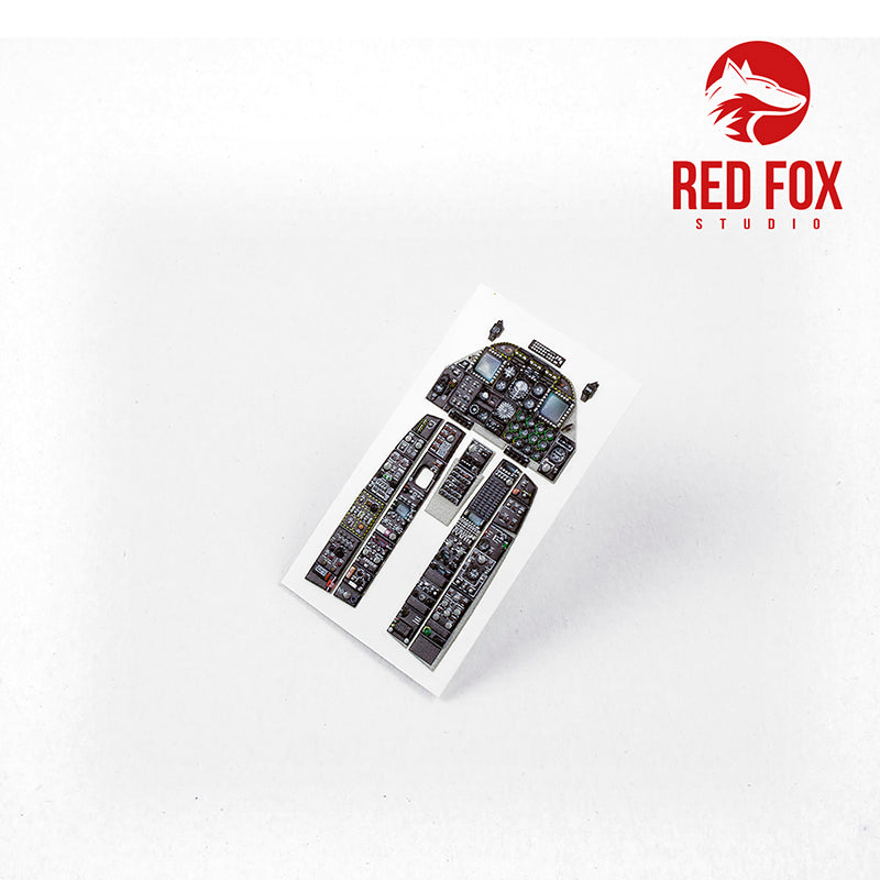 Fairchild A-10C Thunderbolt II Quick Set 3D Acrylic Instrument Panel (designed to be used with Trumpeter kits)