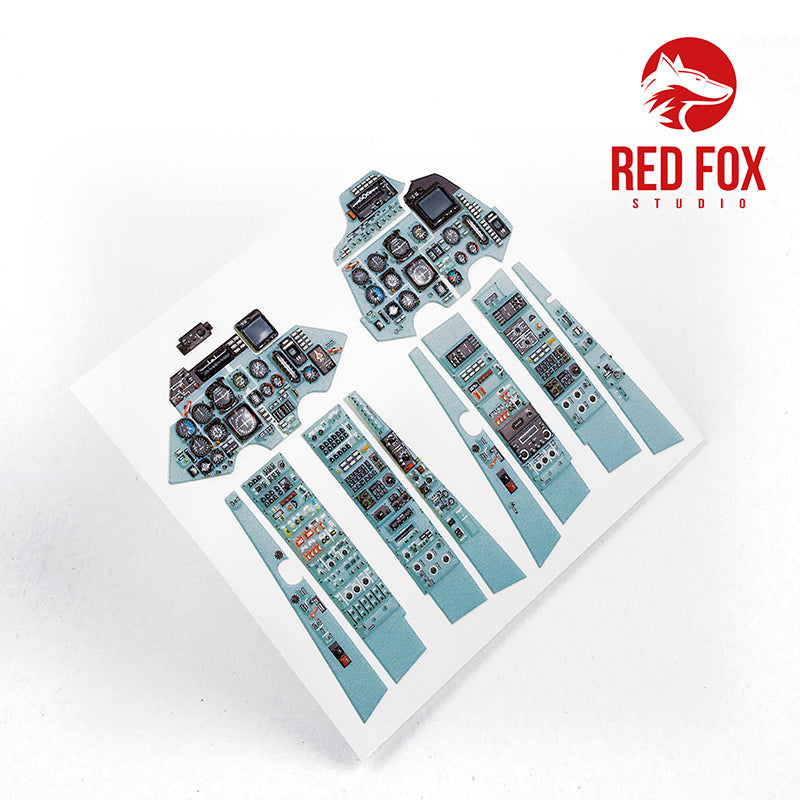 Sukhoi Su-27UB Flanker C (UB) Quick Set 3D Acrylic Instrument Panel (designed to be used with Trumpeter kits)