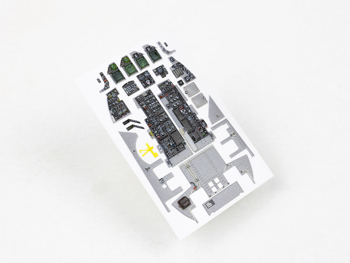 Lockheed-Martin F-16C Fighting Falcon Block 30/32 3D Acrylic Instrument Panel (designed to be used with Tamiya kits)