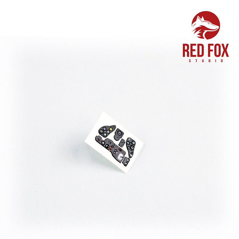 Fiat CR.42 Falco Quick Set 3D Acrylic Instrument Panel (designed to be used with ICM UA UK kits)