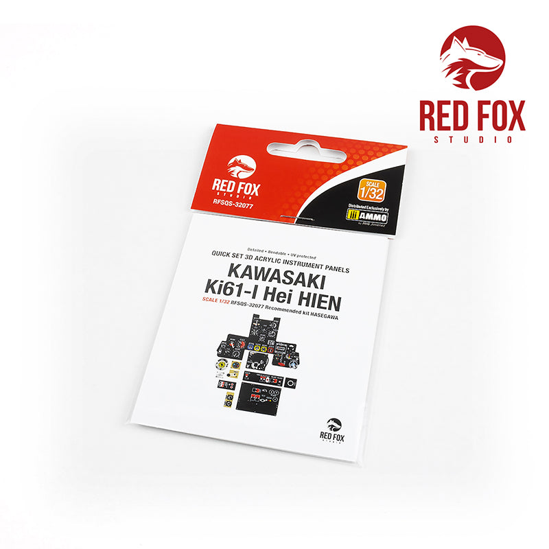 Kawasaki Ki-61-I Hien 3D Acrylic Instrument Panel (designed to be used with Hasegawa kits)