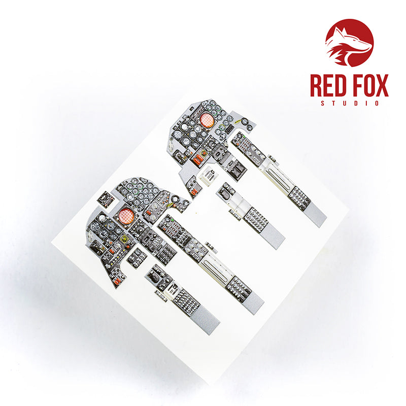 Northrop F-5F Tiger II Quick Set 3D Acrylic Instrument Panel (designed to be used with Kitty Hawk Models Models and Zimi Model kits)
