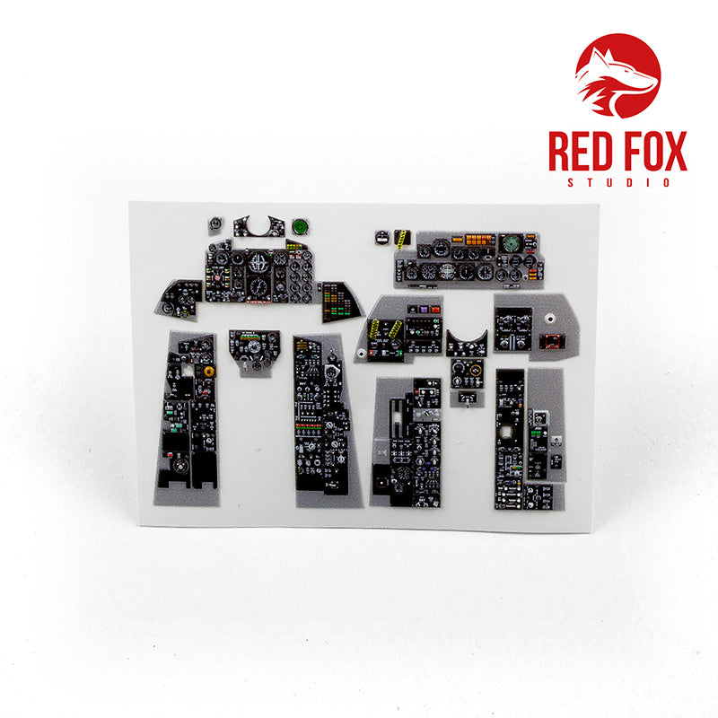 McDonnell F-4E (Early) Phantom II Quick Set 3D Acrylic Instrument Panel (designed to be used with Tamiya kits)